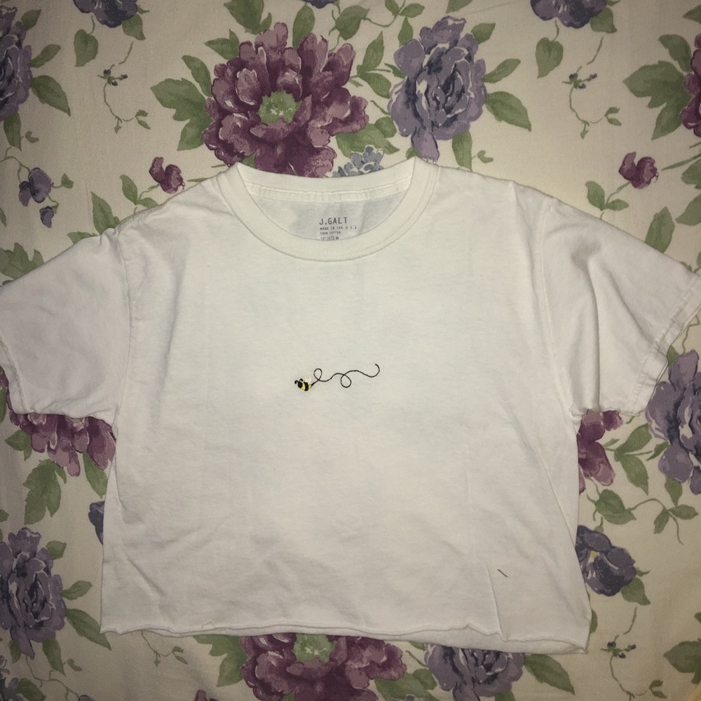 Brandy Melville Serena Bumble Bee Crop Top